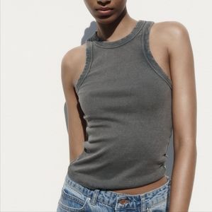 High Neck Tank Top